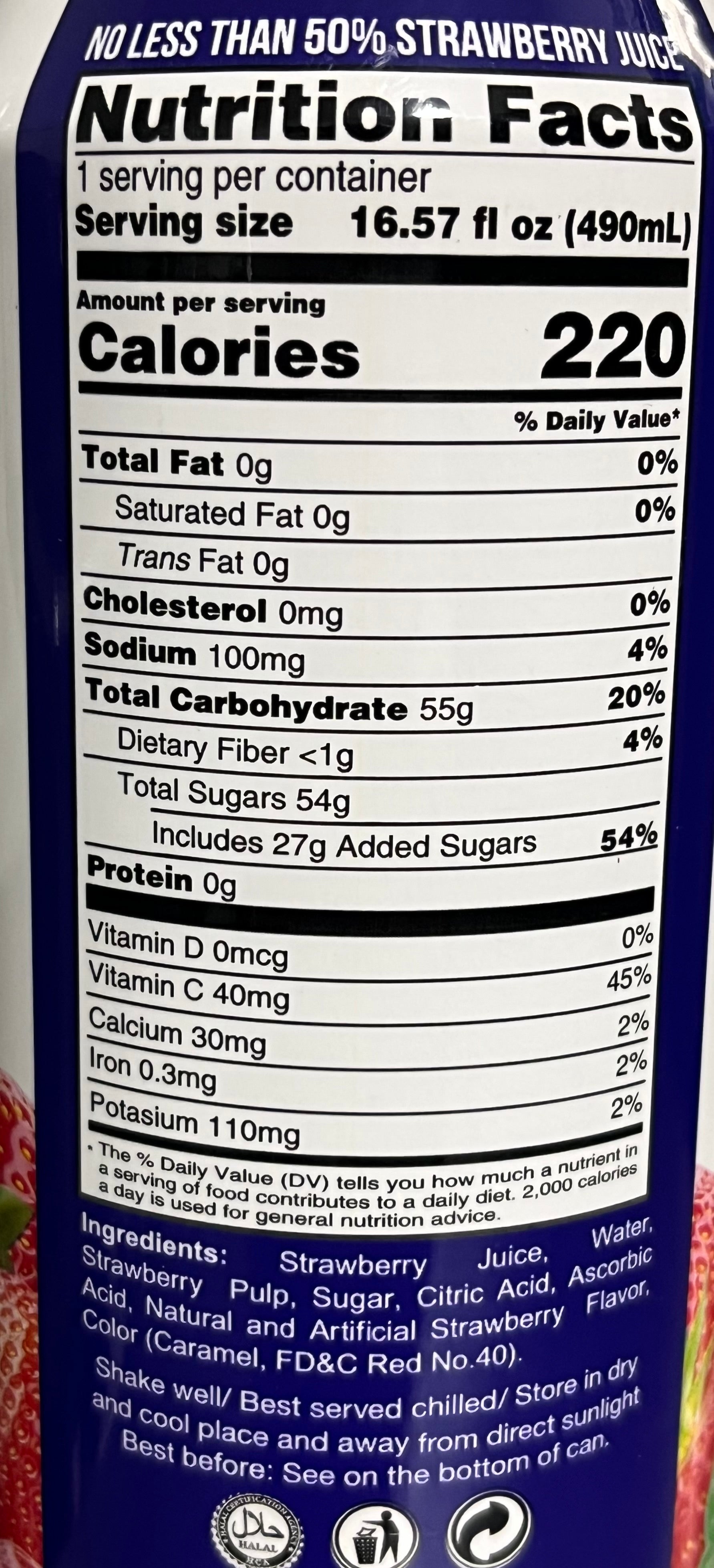 Loty STRAWBERRY juice 6/pack