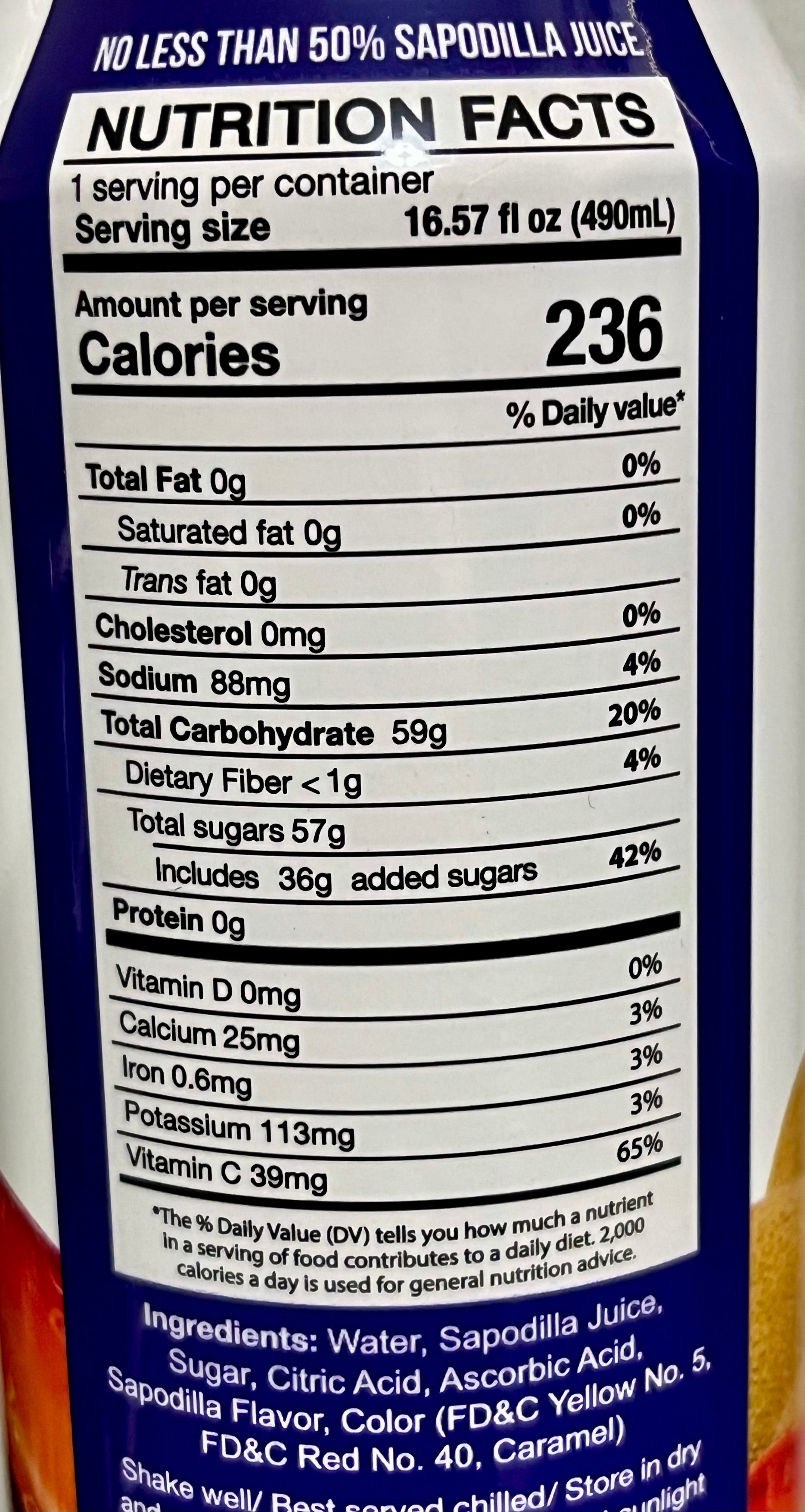 Loty MAMEY juice 6/pack