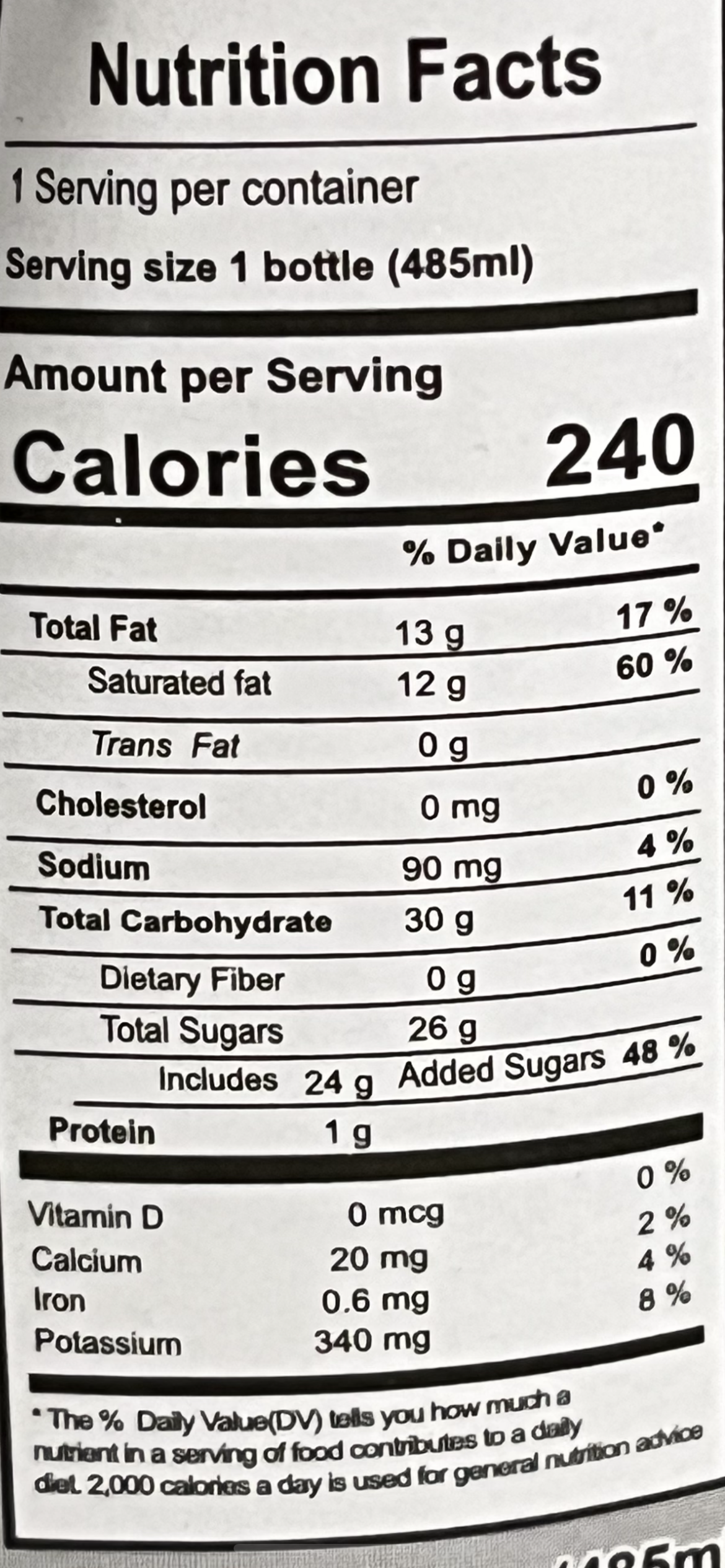 Loty Nata Banana 6/pack (485 mL)