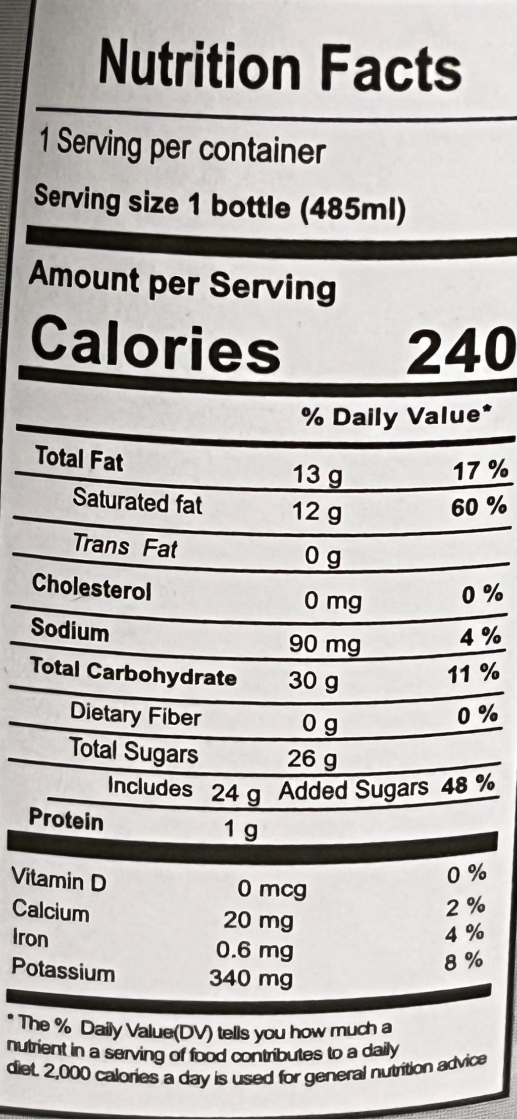 Loty Nata Papaya 6/pack (485 mL)
