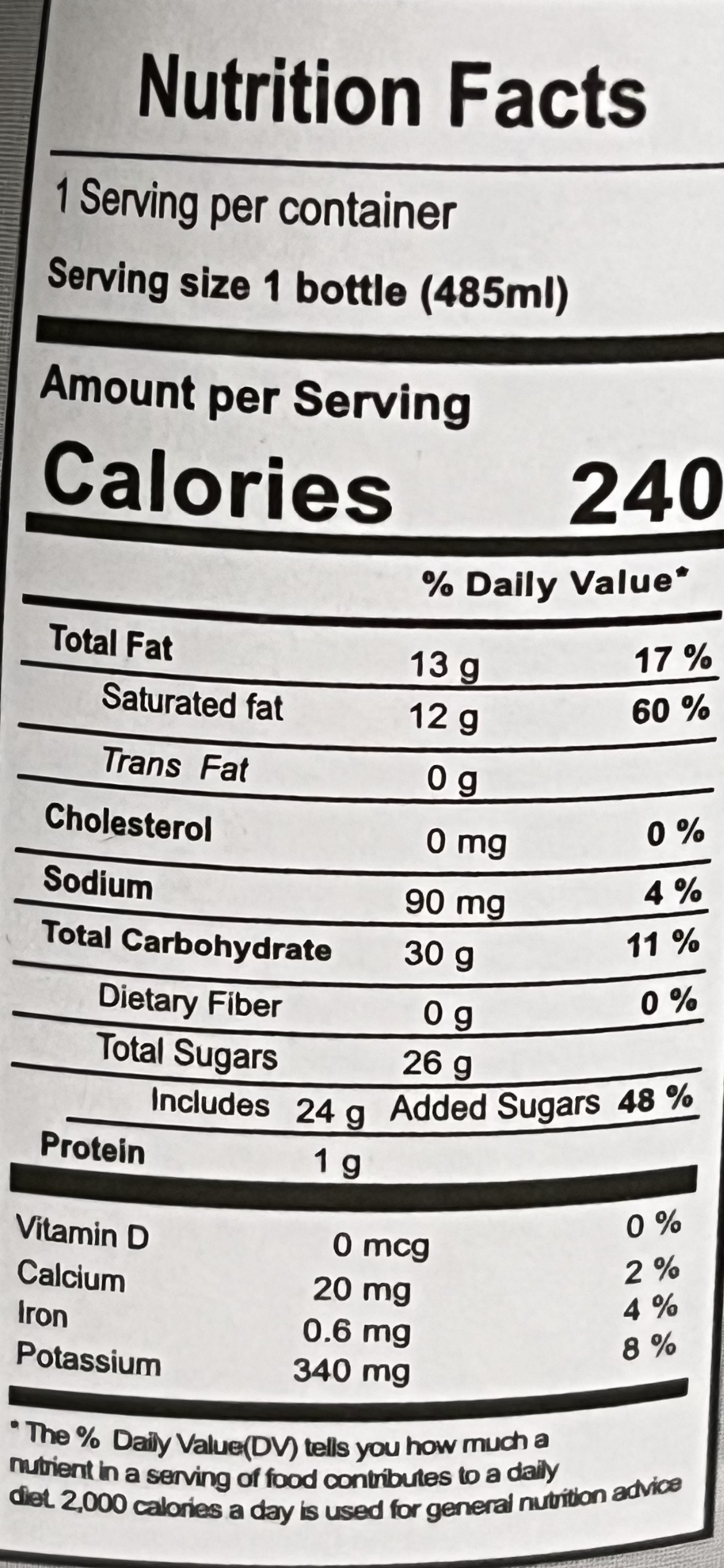 Loty Nata Papaya 6/pack (485 mL)