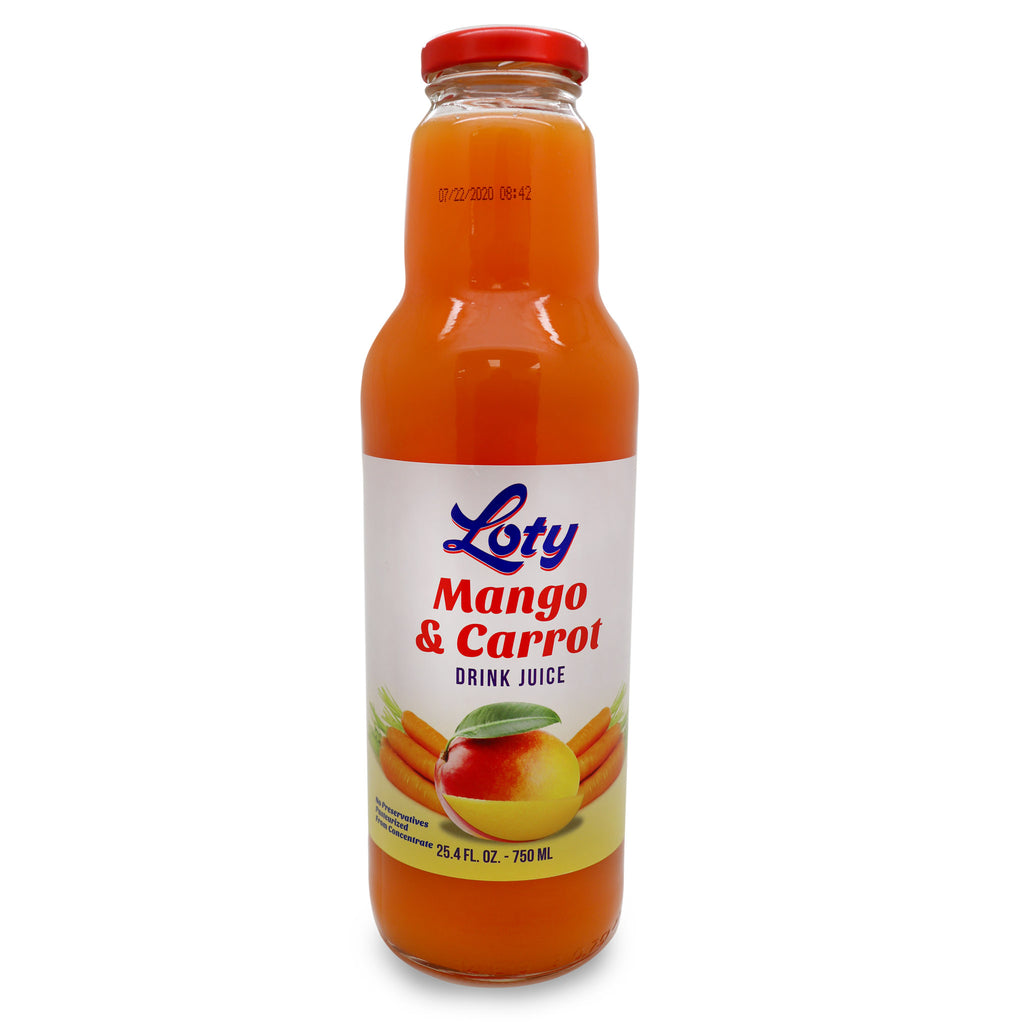 Loty Carrot Drink Juice MANGO 8/Pack