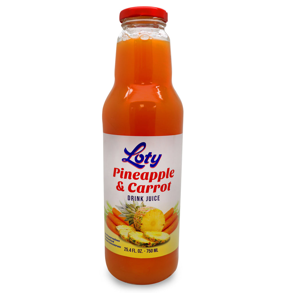 Loty Carrot Drink Juice PINEAPPLE- 8/pack