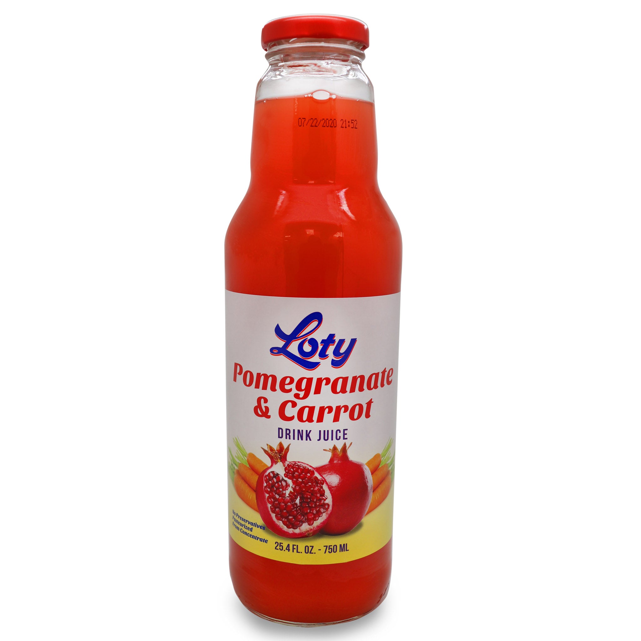 Loty Carrot Drink Juice POMEGRANATE 8/pack