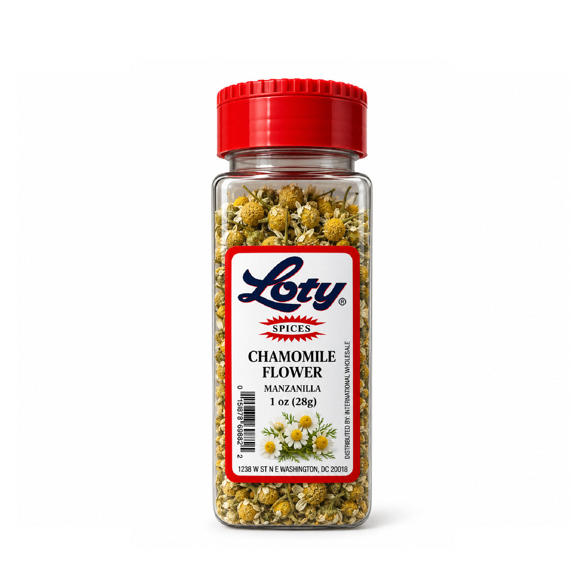 LOTY® Chamomile Flower (Manzanilla) – 1 oz