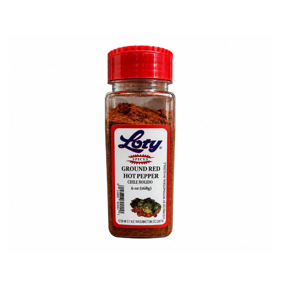 LOTY® Ground Red Hot Pepper (Chile Molido) 6 oz
