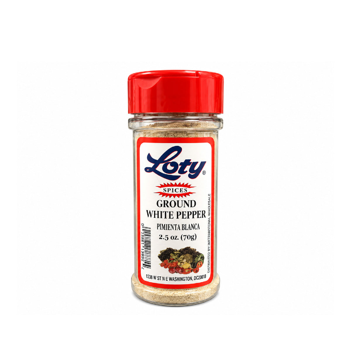 LOTY® Ground White Pepper – 2.5 oz