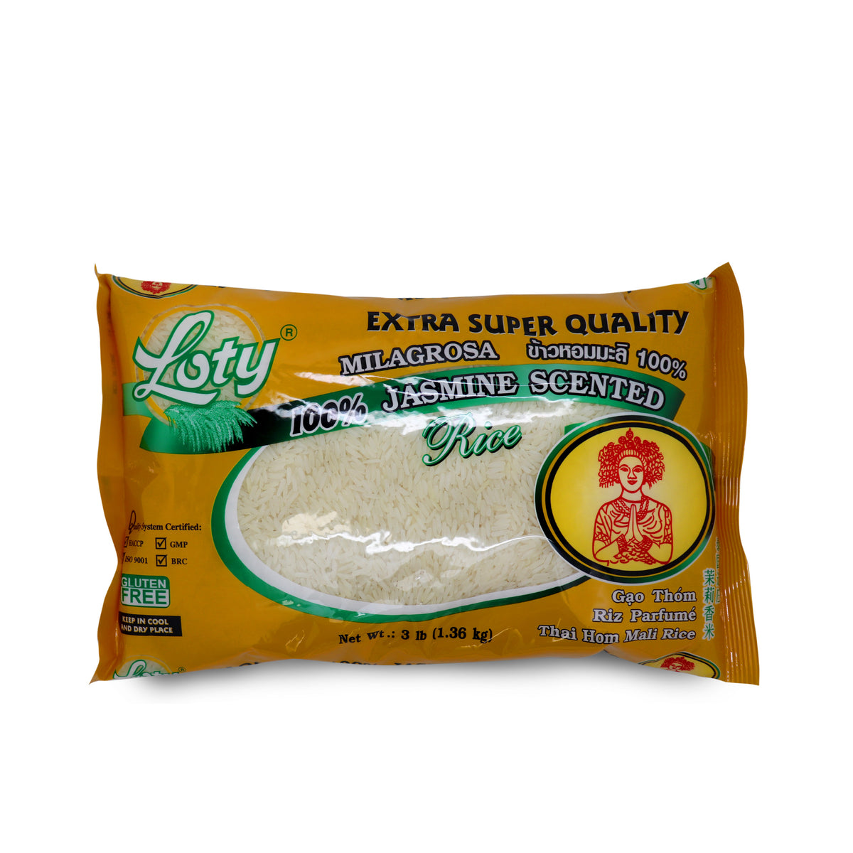 Loty Jasmine Rice 3 lb