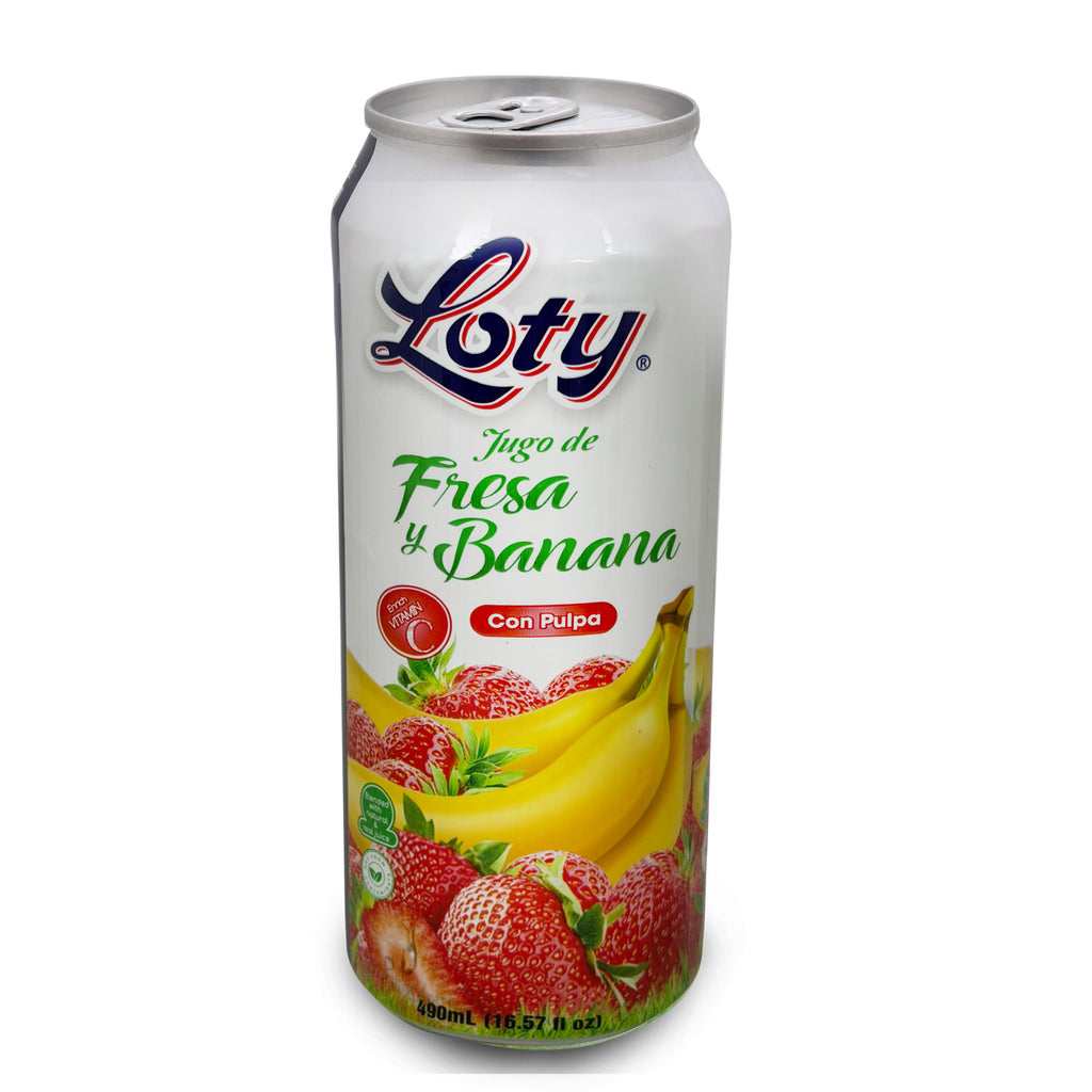 Loty STRAWBERRY/BANANA juice- 6/pack