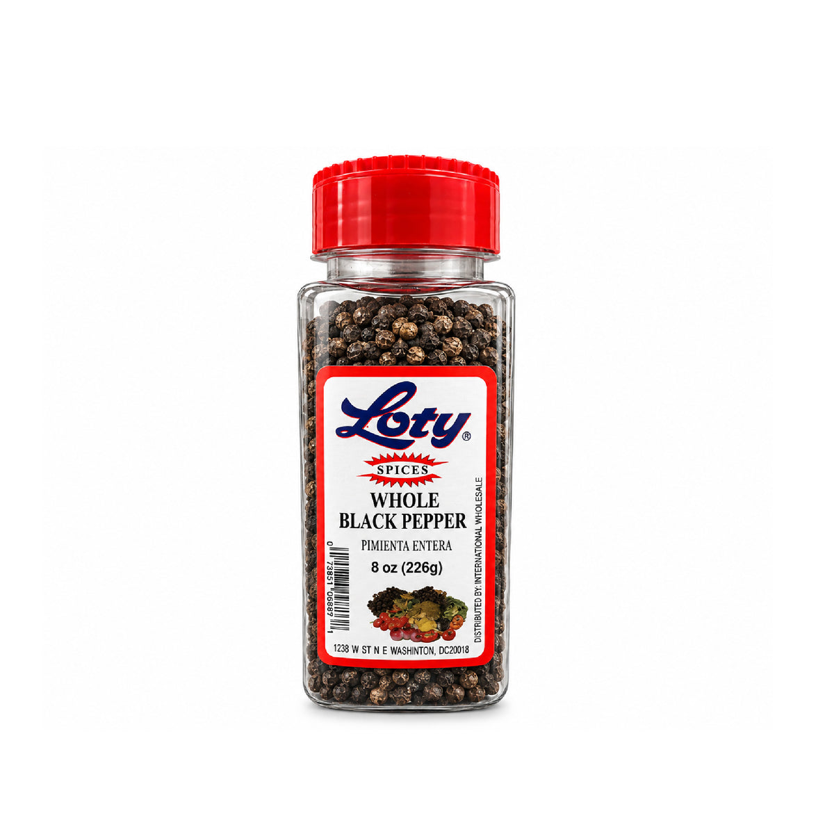 LOTY® Whole Black Pepper – 8 oz